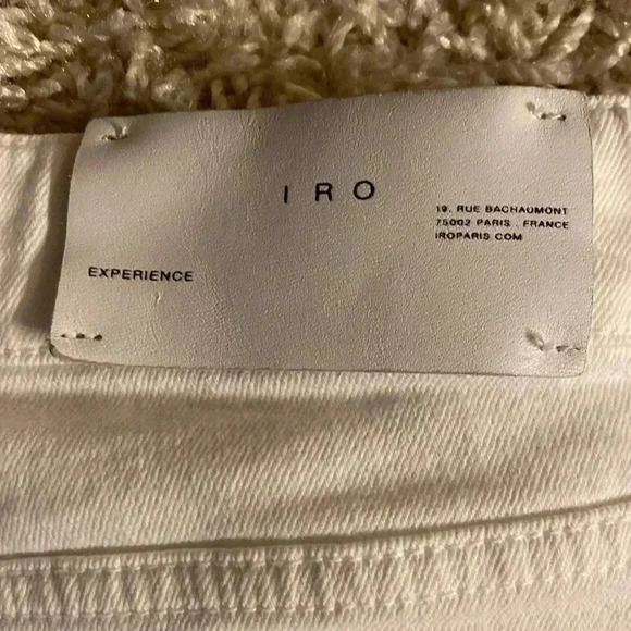 IRO white jeans size 28 - Picture 6 of 7